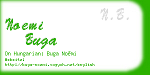 noemi buga business card