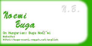 noemi buga business card